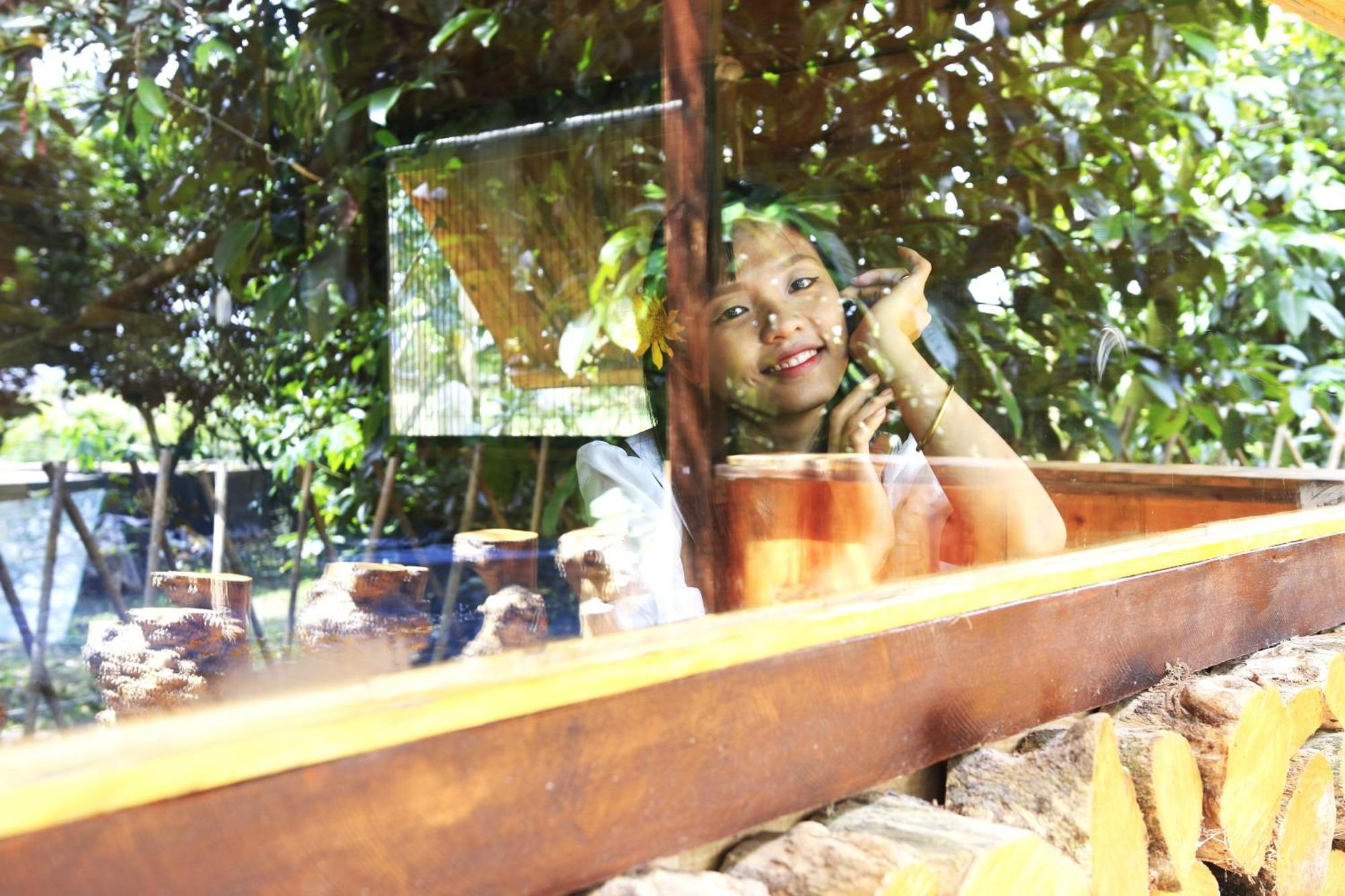 Homestay Vuon Trai Cay Nhiet Doi Vo Uu Garden เบ๋าลอก ภายนอก รูปภาพ